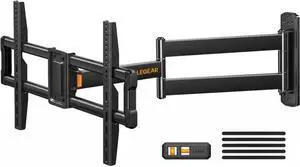 Corner TV Wall Mount Long Arm TV Mount Bracket for 37-75 Inch TVs | Full Motion Wall Mount with 32.37 Extension & Swivel Articulating Arm & Tilt MAX VESA 600x400mm Holds up to 100 lbs Corner TV Wall Mount Long Arm TV Mount Bracket for 37-75 Inch TVs | Full Motion Wall Mount with 32.37 Extension & Swivel Articulating Arm & Tilt MAX VESA 600x400mm Holds up to 100 lbs