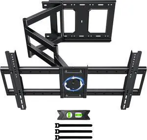 Long Arm TV Wall Mount for 37-75 Inch TVs | 180°Swivel and Tilt +5/-20° Level Adjustment Rotates 90° Long Extension 36.4 Max Hold up 132LBS Max VESA 600x400mm Long Arm TV Wall Mount for 37-75 Inch TVs | 180°Swivel and Tilt +5/-20° Level Adjustment Rotates 90° Long Extension 36.4 Max Hold up 132LBS Max VESA 600x400mm