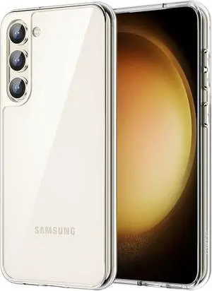 Case for Galaxy S23 Anti-Yellowing Clear | Shockproof Protection Scratch Resistant Hard PC Back Durable Transparent TPU Bumper Case for Galaxy S23 Anti-Yellowing Clear | Shockproof Protection Scratch Resistant Hard PC Back Durable Transparent TPU Bumper