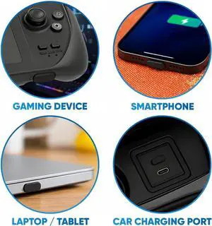 PortPlugs Anti Dust Plugs - Compatible with iPhone 7, 8 Plus, X, XS & XR - Charging Port Covers with Cleaning Brush for Protection & Debris Block | 10 Pack (Black) PortPlugs Anti Dust Plugs - Compatible with iPhone 7, 8 Plus, X, XS & XR - Charging Port Covers with Cleaning Brush for Protection & Debris Block | 10 Pack (Black)