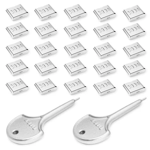 USB C Port Blockers 25 Pack, Stainless Steel Security Locks with 2 Keys USB C Port Blockers 25 Pack, Stainless Steel Security Locks with 2 Keys