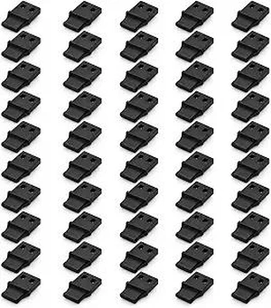 PortPlugs USB-A Dust Plugs, 50 Pack Black Port Covers with Easy-Grip Tabs - Snug Fit and Easy Removal PortPlugs USB-A Dust Plugs, 50 Pack Black Port Covers with Easy-Grip Tabs - Snug Fit and Easy Removal