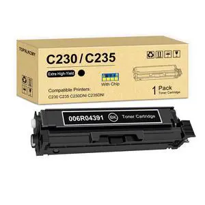 C230/C235 High-Yield Laser Toner Cartridge (1-Pack, Black) Replacement for Xerox C230 C230/DNI C235 C235/DNI Printer - 006R04391 C230/C235 High-Yield Laser Toner Cartridge (1-Pack, Black) Replacement for Xerox C230 C230/DNI C235 C235/DNI Printer - 006R04391