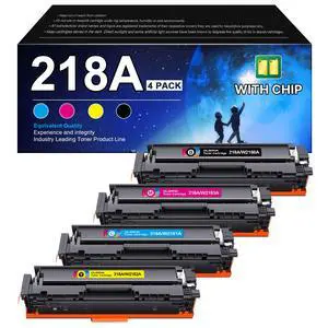 218A Comaptible for HP 218A HP 218X Toner Cartridges 4 Pack 3201dw | Replacement for HP 218A 218X Toner Cartridges 4 Pack to use with HP Color LaserJet Pro MFP 3301cdw 3201dw 3301sdw (4 Pack) 218A Comaptible for HP 218A HP 218X Toner Cartridges 4 Pack 3201dw | Replacement for HP 218A 218X Toner Cartridges 4 Pack to use with HP Color LaserJet Pro MFP 3301cdw 3201dw 3301sdw (4 Pack)
