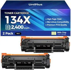 134X Black Toner Cartridge Set High Yield Use with HP LaserJet M209dw | MFP M234sdw M234dw M234sdn Printer Compatible with HP 134A 134X W1340A W1340X m209 m234 Toner Cartridge (2 Pack with Chip) 134X Black Toner Cartridge Set High Yield Use with HP LaserJet M209dw | MFP M234sdw M234dw M234sdn Printer Compatible with HP 134A 134X W1340A W1340X m209 m234 Toner Cartridge (2 Pack with Chip)