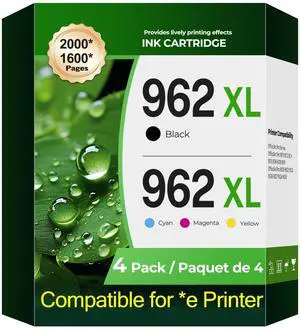 962XL Ink Cartridges Combo Pack OfficeJet Pro 9015e 9018e 9025e 9010 9020 Compatible for HP 962XL Ink Cartridges HP962XL HP962XL Printer Ink for OfficeJet Pro 9010 9015e 9018e 9012e 9025e 9022e 962XL Ink Cartridges Combo Pack OfficeJet Pro 9015e 9018e 9025e 9010 9020 Compatible for HP 962XL Ink Cartridges HP962XL HP962XL Printer Ink for OfficeJet Pro 9010 9015e 9018e 9012e 9025e 9022e