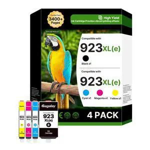 923XL 923e Ink Cartridges Replacement for HP 923XL Ink Cartridges Combo Pack for HP 923 Ink Cartridges High Yield Work with OfficeJet Pro 8120e 8125e 8130e 8135e 8138e 8139e Printer, With Chip 4 Pack 923XL 923e Ink Cartridges Replacement for HP 923XL Ink Cartridges Combo Pack for HP 923 Ink Cartridges High Yield Work with OfficeJet Pro 8120e 8125e 8130e 8135e 8138e 8139e Printer, With Chip 4 Pack