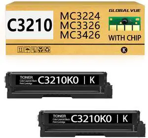 C3210K0 Black Toner Cartridges 2-Pack Compatible for Lexmark MC3224 | C3210 C3210K0 Black Toner for C3224 MC3426 MC3326 C3326 C3426 Printer Toner C3210K0 Black Toner Cartridges 2-Pack Compatible for Lexmark MC3224 | C3210 C3210K0 Black Toner for C3224 MC3426 MC3326 C3326 C3426 Printer Toner