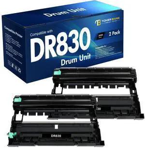 DR830 Drum Unit DR-830 Black 2-Pack for Brother DR830 HL-L2460DW Printer | Compatible for HL-L2460DW HL-L2405W HL-L2400D HL-L2460DWXL HL-L2865DW HL-L2480DW DCP-L2640DW MFC-L2807DW Printer DR830 Drum Unit DR-830 Black 2-Pack for Brother DR830 HL-L2460DW Printer | Compatible for HL-L2460DW HL-L2405W HL-L2400D HL-L2460DWXL HL-L2865DW HL-L2480DW DCP-L2640DW MFC-L2807DW Printer