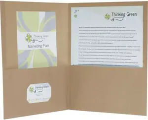 Earthwise by Two-Pocket Folders, Natural, Letter Size, 25 per Box, (78542) (Pack of 5) Earthwise by Two-Pocket Folders, Natural, Letter Size, 25 per Box, (78542) (Pack of 5)