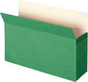 File Pocket 74236, Straight-Cut Tab, 5-1/4" Expansion, Legal Size, Green, 10 per Box (74236) | (Pack of 5) File Pocket 74236, Straight-Cut Tab, 5-1/4" Expansion, Legal Size, Green, 10 per Box (74236) | (Pack of 5)