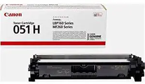 Genuine 051H Black High Yield Toner Cartridge (2169C001),Yield up to 4,100 Pages for LBP162dw, MF264dw, MF267dw Genuine 051H Black High Yield Toner Cartridge (2169C001),Yield up to 4,100 Pages for LBP162dw, MF264dw, MF267dw