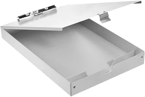 Aluminum Storage Clipboard - 14" x 9", Two-Tier, Standard Clip, 8-Pack, Silver Aluminum Storage Clipboard - 14" x 9", Two-Tier, Standard Clip, 8-Pack, Silver
