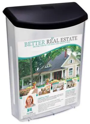 Premium Large Outdoor Real Estate Style Brochure Holder Premium Large Outdoor Real Estate Style Brochure Holder