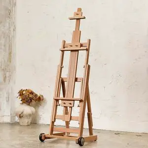 Artist Easel for Painting: Solid Beech Wood Art Easel Stand with Upgrade Hardware-H Frame Hold 2 Canvases up to 78"- Floor Painting Easel for Adults with Wheels Artist Easel for Painting: Solid Beech Wood Art Easel Stand with Upgrade Hardware-H Frame Hold 2 Canvases up to 78"- Floor Painting Easel for Adults with Wheels