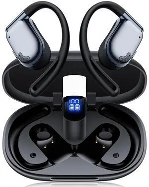 Translation Earbuds Real Time 164 Languages AI Translator Ear Buds 90H Playtime Bluetooth Translating Earbuds with LED Display AI Headphones Audifonos Traductores for Travel Business Learning Black Translation Earbuds Real Time 164 Languages AI Translator Ear Buds 90H Playtime Bluetooth Translating Earbuds with LED Display AI Headphones Audifonos Traductores for Travel Business Learning Black
