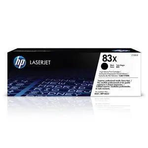 83X Black High-Yield Toner Cartridge | Works LaserJet Pro M201, LaserJet Pro MFP M225 Series | CF283X 83X Black High-Yield Toner Cartridge | Works LaserJet Pro M201, LaserJet Pro MFP M225 Series | CF283X
