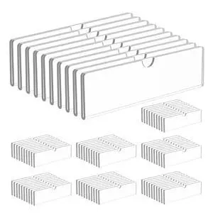 Acrylic Wall Name Plate Holder, Office Name Plate with Adhesive Tapes, Door Name Plate Wall Nameplate Clear Sign Holder Frame, 2"x8", 80 Pack Acrylic Wall Name Plate Holder, Office Name Plate with Adhesive Tapes, Door Name Plate Wall Nameplate Clear Sign Holder Frame, 2"x8", 80 Pack