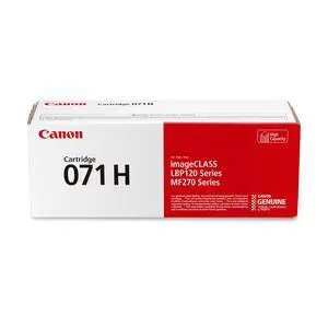 Genuine 071 Black Toner Cartridge High Capacity Compatible with LBP122dw, MF272dw, MF273dw, MF275dw Genuine 071 Black Toner Cartridge High Capacity Compatible with LBP122dw, MF272dw, MF273dw, MF275dw