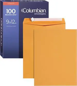 9 x 12 Catalog Envelopes with Self Seal Closure,28 lb Brown Kraft,for Mailing Flat Letter Size Documents or Photos,100 Per Box (COLO341),(Pack of 5) 9 x 12 Catalog Envelopes with Self Seal Closure,28 lb Brown Kraft,for Mailing Flat Letter Size Documents or Photos,100 Per Box (COLO341),(Pack of 5)