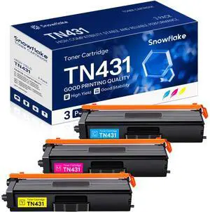 TN-431 TN431 3PK Cyan Magenta Yellow Toner Cartridge Compatible TN431 TN-431 Replacement for Brother TN431 TN-431 MFC-L8900CDW MFC-L9570CDW HL-L8360CDW Printer TN-431 TN431 3PK Cyan Magenta Yellow Toner Cartridge Compatible TN431 TN-431 Replacement for Brother TN431 TN-431 MFC-L8900CDW MFC-L9570CDW HL-L8360CDW Printer