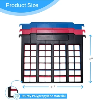 File and Folder Dividers, 3-Count, Red/Blue/Black (50912) (Pack of 12) File and Folder Dividers, 3-Count, Red/Blue/Black (50912) (Pack of 12)