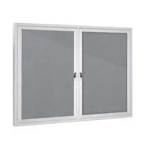 Enclosed Bulletin Board with Locking Door, Outdoor Bulletin Board Weatherproof, Lockable Display Case for Home, Office, and Community Use(31.5" L x 43.3" W Gray) Enclosed Bulletin Board with Locking Door, Outdoor Bulletin Board Weatherproof, Lockable Display Case for Home, Office, and Community Use(31.5" L x 43.3" W Gray)