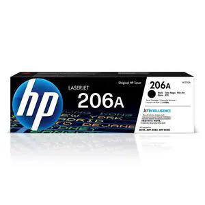 206A Black Toner Cartridge | Works with Color LaserJet Pro M255, MFP M282, M283 Series | W2110A 206A Black Toner Cartridge | Works with Color LaserJet Pro M255, MFP M282, M283 Series | W2110A