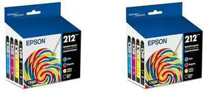212 Claria Ink Standard Capacity Black & Color Cartridge Combo Pack (T212120-BCS) Works with Workforce WF-2830,2850 and Expression XP-4100,4105,(Pack of 2) 212 Claria Ink Standard Capacity Black & Color Cartridge Combo Pack (T212120-BCS) Works with Workforce WF-2830,2850 and Expression XP-4100,4105,(Pack of 2)