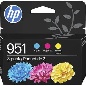 951 Cyan, Magenta, Yellow Ink Cartridges (3 Pack) | Works with OfficeJet 8600, OfficeJet Pro 251dw, 276dw, 8100, 8610, 8620, 8630 | Eligible for Instant Ink | CR314FN 951 Cyan, Magenta, Yellow Ink Cartridges (3 Pack) | Works with OfficeJet 8600, OfficeJet Pro 251dw, 276dw, 8100, 8610, 8620, 8630 | Eligible for Instant Ink | CR314FN