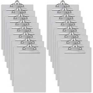 16 Pcs Metal Clipboard Heavy Duty Aluminum Clipboards 12 x 9 Inch Metal Clip Board with Low Profile Clip A4 Letter Size Document Holder for Office School Medical Jobsite Laboratory 16 Pcs Metal Clipboard Heavy Duty Aluminum Clipboards 12 x 9 Inch Metal Clip Board with Low Profile Clip A4 Letter Size Document Holder for Office School Medical Jobsite Laboratory