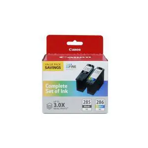 PG-285 XL / CL-286 XL Genuine Ink Value Pack (2 Cartridges), Compatible with TR7820, TS7720/7722 PG-285 XL / CL-286 XL Genuine Ink Value Pack (2 Cartridges), Compatible with TR7820, TS7720/7722