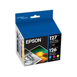 127 DURABrite Ultra Ink Black & Color Combo Pack for NX-530, 625, WF-3520, 3530, 3540, 545, 60, 630, 633, 635, 645, 7010, 7510, 7520, 840, 845 127 DURABrite Ultra Ink Black & Color Combo Pack for NX-530, 625, WF-3520, 3530, 3540, 545, 60, 630, 633, 635, 645, 7010, 7510, 7520, 840, 845
