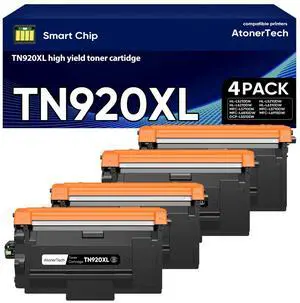 TN920XL TN920 High Yield Toner Cartridge HL-L6210DW Compatible for Brother TN920 TN920XL TN920XXL | HL-L6210DW MFC-L5915DW MFC-L5710DW HL-L5210DW HL-L6310DW MFC-L6810DW Printer 4-Pack Black TN920XL TN920 High Yield Toner Cartridge HL-L6210DW Compatible for Brother TN920 TN920XL TN920XXL | HL-L6210DW MFC-L5915DW MFC-L5710DW HL-L5210DW HL-L6310DW MFC-L6810DW Printer 4-Pack Black