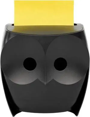 Owl Note Dispenser, Includes 1 Pad of 3 in X 3 in Super Sticky Dispenser Pop-up Notes, 45 Sheets (OWL-330-BK) (Pack of 6) Owl Note Dispenser, Includes 1 Pad of 3 in X 3 in Super Sticky Dispenser Pop-up Notes, 45 Sheets (OWL-330-BK) (Pack of 6)