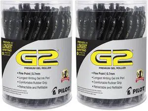 G2 Premium Gel Roller Pen,Retractable and Refillable,Fine Point 0.7 mm,Black Ink,(Pack of 72) G2 Premium Gel Roller Pen,Retractable and Refillable,Fine Point 0.7 mm,Black Ink,(Pack of 72)