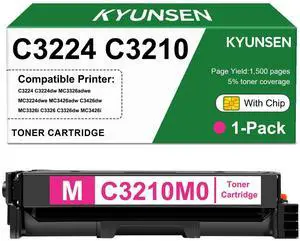 C3210M0 MC3224 MC3426 Magenta Toner Cartridge Compatible for Lexmark C3210M0 Toner Cartridge for MC3426 MC3224 C3224 MC3326 C3326 C3426 Laser Printers 1,500 Pages (Magenta, 1-Pack) C3210M0 MC3224 MC3426 Magenta Toner Cartridge Compatible for Lexmark C3210M0 Toner Cartridge for MC3426 MC3224 C3224 MC3326 C3326 C3426 Laser Printers 1,500 Pages (Magenta, 1-Pack)