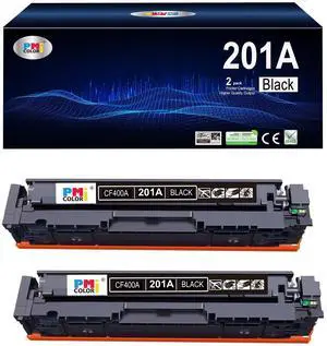 201A Black Toner Replacement for HP 201A CF400A M252dw M252n M277dw M277n | Compatible for HP Color LaserJet Pro M252dw, M252n; Color LaserJet Pro MFP M277c6, M277dw, M277n Printer ink (2 Black) 201A Black Toner Replacement for HP 201A CF400A M252dw M252n M277dw M277n | Compatible for HP Color LaserJet Pro M252dw, M252n; Color LaserJet Pro MFP M277c6, M277dw, M277n Printer ink (2 Black)