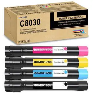 AltaLink C8030 C8035 C8045 Toner Cartridge Replacement for Xerox AltaLink C8030 C8035 C8045 C8055 C8070 EC8036 EC8056 Printer.006R01697 006R01698 006R01699 006R01700 Toner Set AltaLink C8030 C8035 C8045 Toner Cartridge Replacement for Xerox AltaLink C8030 C8035 C8045 C8055 C8070 EC8036 EC8056 Printer.006R01697 006R01698 006R01699 006R01700 Toner Set