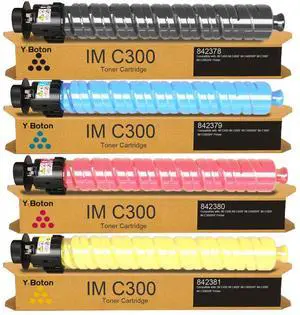 IM C300 IM C400 IMC300 IMC400 Toner Cartridge Compatible with Ricoh 842378 842379 842380 842381 for Use in Lanier Savin IM C300F C300SRF C300SF C400F C400SRF C400SF C401F C401SF Printers IM C300 IM C400 IMC300 IMC400 Toner Cartridge Compatible with Ricoh 842378 842379 842380 842381 for Use in Lanier Savin IM C300F C300SRF C300SF C400F C400SRF C400SF C401F C401SF Printers