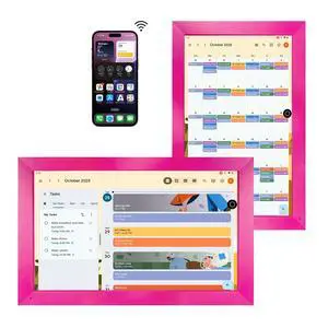 10.1" Smart Display with Magic Mirror, Google Calendar, Photo Frame&Apps | Google Play Apps,Magic mirror Touchscreen,music playback,Home hub,Li-Battery,smart home companion,Gift for Mom&Girls 10.1" Smart Display with Magic Mirror, Google Calendar, Photo Frame&Apps | Google Play Apps,Magic mirror Touchscreen,music playback,Home hub,Li-Battery,smart home companion,Gift for Mom&Girls