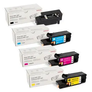 WorkCentre 6027 High-Yield Toner Cartridge Set (4 Pack, 1BK/1C/1M/1Y)- EAXIU 106R02759 106R02756 106R02757 106R02758 Toner Replacement for Xerox Phaser 6020 6022 WorkCentre 6025 6027 Printer WorkCentre 6027 High-Yield Toner Cartridge Set (4 Pack, 1BK/1C/1M/1Y)- EAXIU 106R02759 106R02756 106R02757 106R02758 Toner Replacement for Xerox Phaser 6020 6022 WorkCentre 6025 6027 Printer