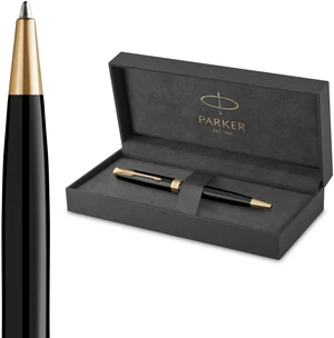 Sonnet Ballpoint Pen Black Lacquer with Gold Trim Medium Point Black Ink (1931497) Sonnet Ballpoint Pen Black Lacquer with Gold Trim Medium Point Black Ink (1931497)