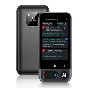 AI Language Translator Device, 2026 Upgraded ChatGPT Two Way Real time Translator Device, 150 Languages Voice Translator Support AI/Online/Offline/Group/Phone Translation for Travel Business AI Language Translator Device, 2026 Upgraded ChatGPT Two Way Real time Translator Device, 150 Languages Voice Translator Support AI/Online/Offline/Group/Phone Translation for Travel Business