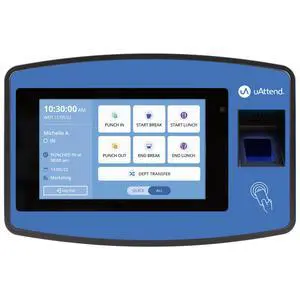 NX2500 Biometric Fingerprint, RFID, PIN Time Clock for Small Business Cloud-Based Attendance System with Optional Payroll Integration All-in-One System NX2500 Biometric Fingerprint, RFID, PIN Time Clock for Small Business Cloud-Based Attendance System with Optional Payroll Integration All-in-One System