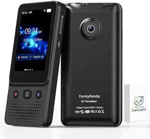 Language Translator Device, Voice Ai Translator Device T21 Wi-Fi Available, Two-Way 138 Languages 2026 Instant Translator Offline Recording Photo Translation Device for Business Travel Study Language Translator Device, Voice Ai Translator Device T21 Wi-Fi Available, Two-Way 138 Languages 2026 Instant Translator Offline Recording Photo Translation Device for Business Travel Study