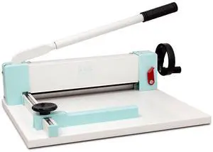 We R Makers Cinch Stack Cutter, Heavy Duty Guillotine Paper Cutter for 1 Thick Stacks, Precision Alignment, Easy Operation, Paper Cutter Guillotine for Scrapbooking, Card Making, and Crafting We R Makers Cinch Stack Cutter, Heavy Duty Guillotine Paper Cutter for 1 Thick Stacks, Precision Alignment, Easy Operation, Paper Cutter Guillotine for Scrapbooking, Card Making, and Crafting
