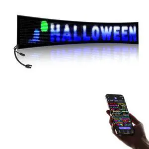 Large Programmable LED Sign, P10 Resolution Indoor Windows LED Signs, Bluetooth APP, for Business Bars Gaming Rooms Restaurants Festivals Cars (58"x 8") Large Programmable LED Sign, P10 Resolution Indoor Windows LED Signs, Bluetooth APP, for Business Bars Gaming Rooms Restaurants Festivals Cars (58"x 8")