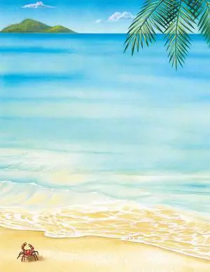 Tropical Beach Letterhead, Printer Friendly, 8.5x11, 80 Sheet Pack (2014233) (Pack of 12) Tropical Beach Letterhead, Printer Friendly, 8.5x11, 80 Sheet Pack (2014233) (Pack of 12)