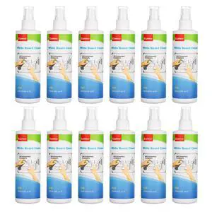 Non-toxic Whiteboard Cleaner, 8.5oz White Board Cleaning Spray, Low Odor Dry Erase Cleaner, 12 Pack Non-toxic Whiteboard Cleaner, 8.5oz White Board Cleaning Spray, Low Odor Dry Erase Cleaner, 12 Pack